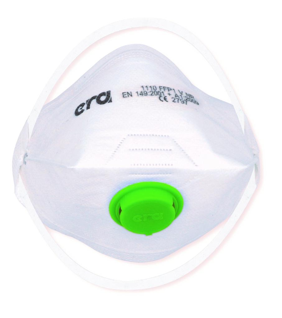 ERA1110 V FFP1 NR Atemschutzmaske mit Ventil, CE2797, 25er