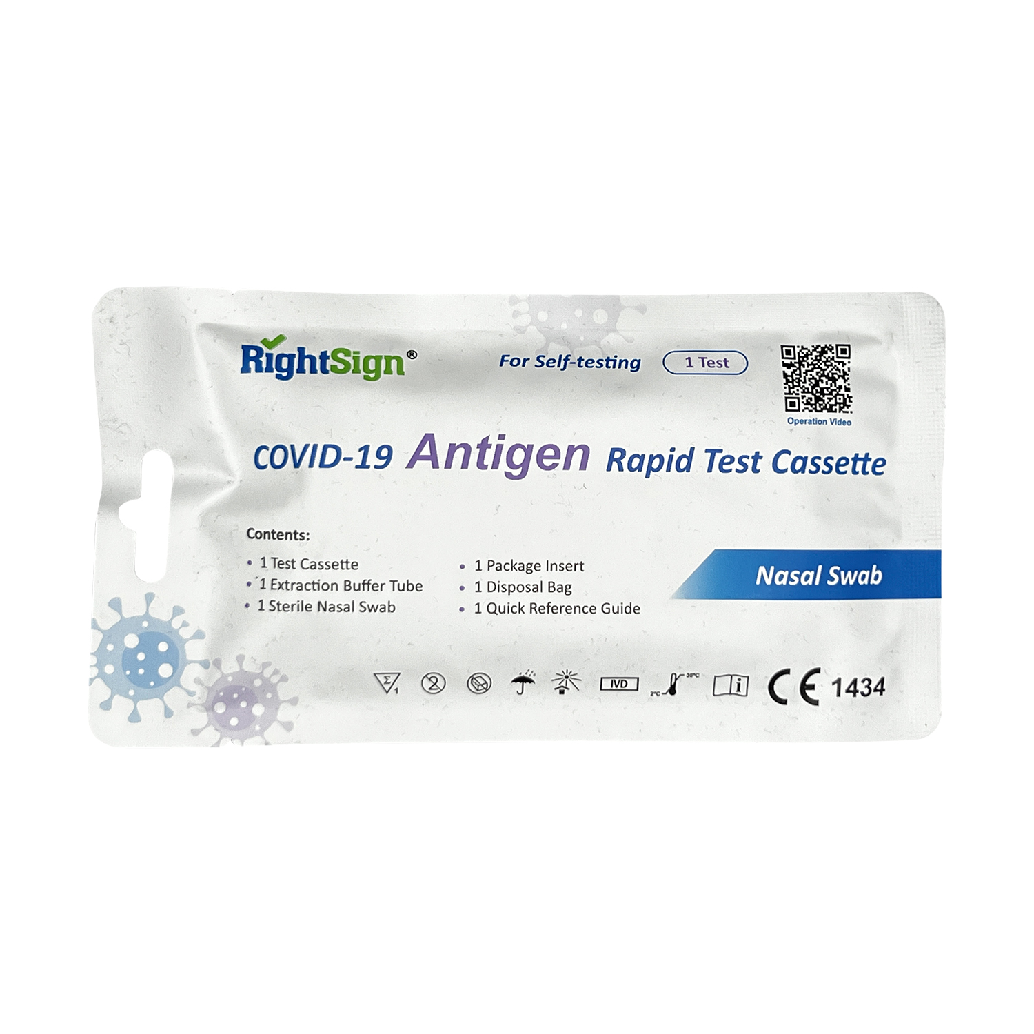 RightSign® Covid-19 Antigen Selbsttest für die Eigenanwendung (1er)